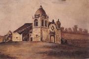 Percy Gray The Carmel Mission (mk42) oil